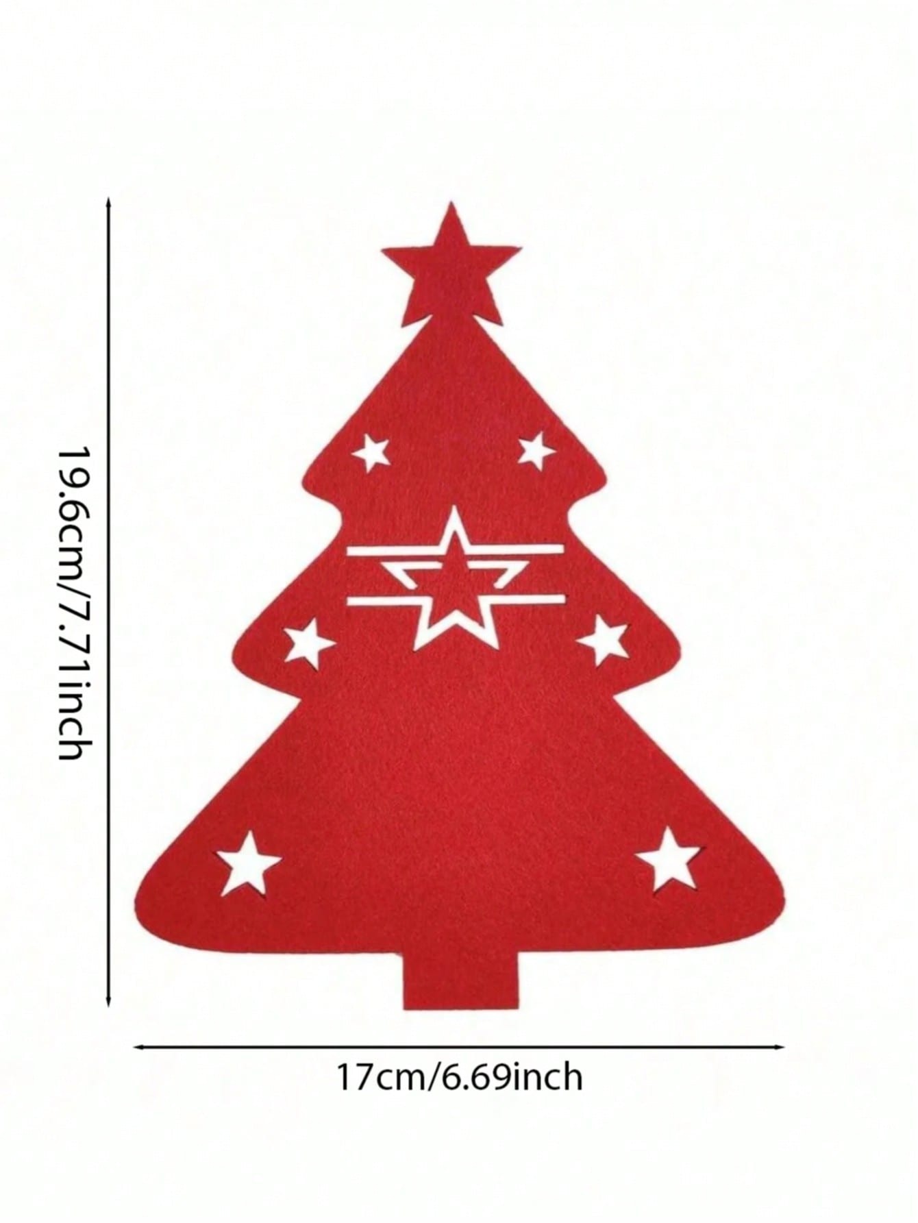 Personalized Christmas Tree Cutlery Holder